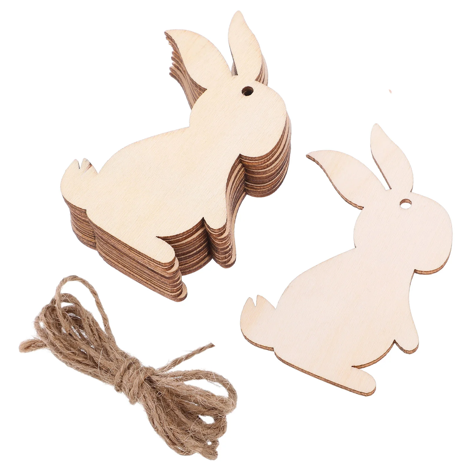 

Easter Wooden Cutouts Unfinished Bunny Shaped Wood Cutouts DIY Crafts Cutouts