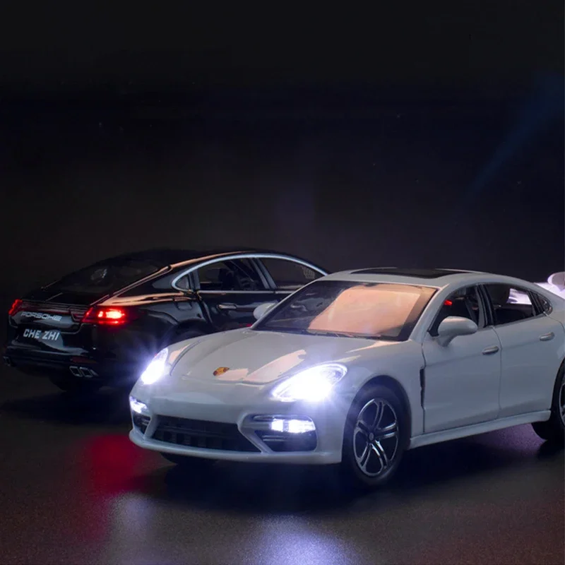 1:32 Porsche Panamera Diecasts Toy Cars Miniature Scale Alloy Simulation Vehicles Car Model Children Birthday Gifts Collection 3