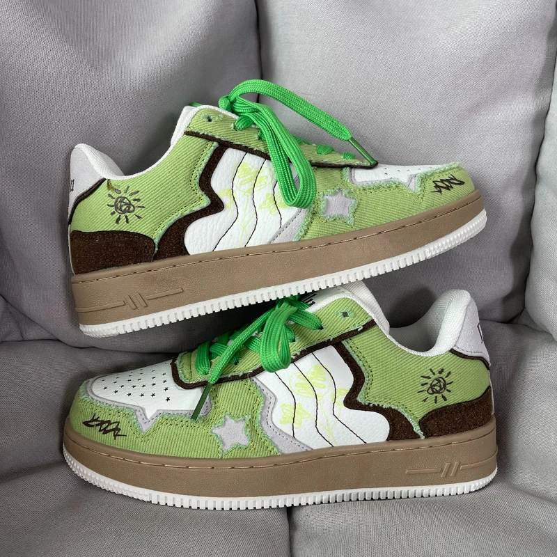 

Парные повседневные туфли 2023 новый дизайн Вулканизированная обувь ретро Спортивная обувь унисекс модная Толстая спортивная обувь