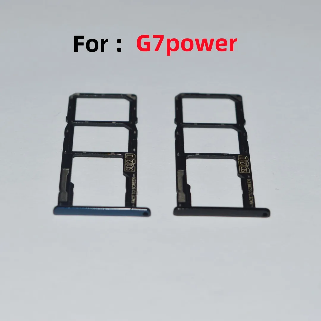 Motolola Moto G7 G7 +/Plus G7Play G7Power XT1955-2 XT1952-3 XT1962-5 트레이 슬롯 용 SIM 카드 어댑터 트레이 칩 슬롯 서랍 홀더