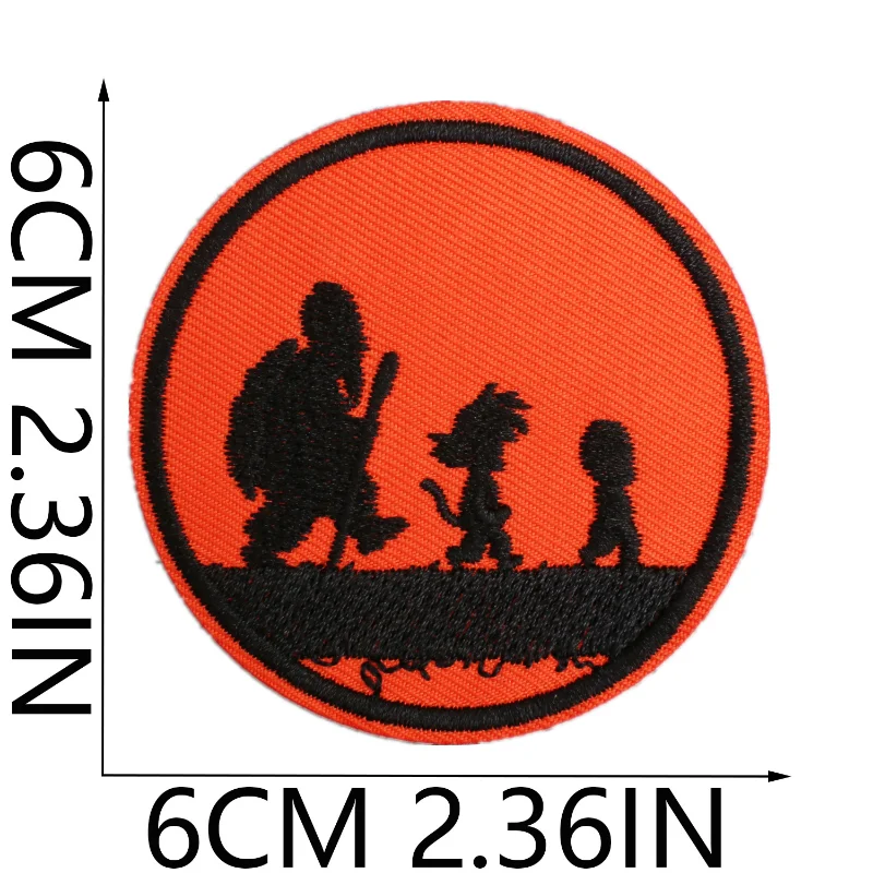 21pcs 드래곤 볼 손오공 자수 패치 애니메이션 DIY 아플리케 바느질 장식 배지 옷 스티커 패치 소품