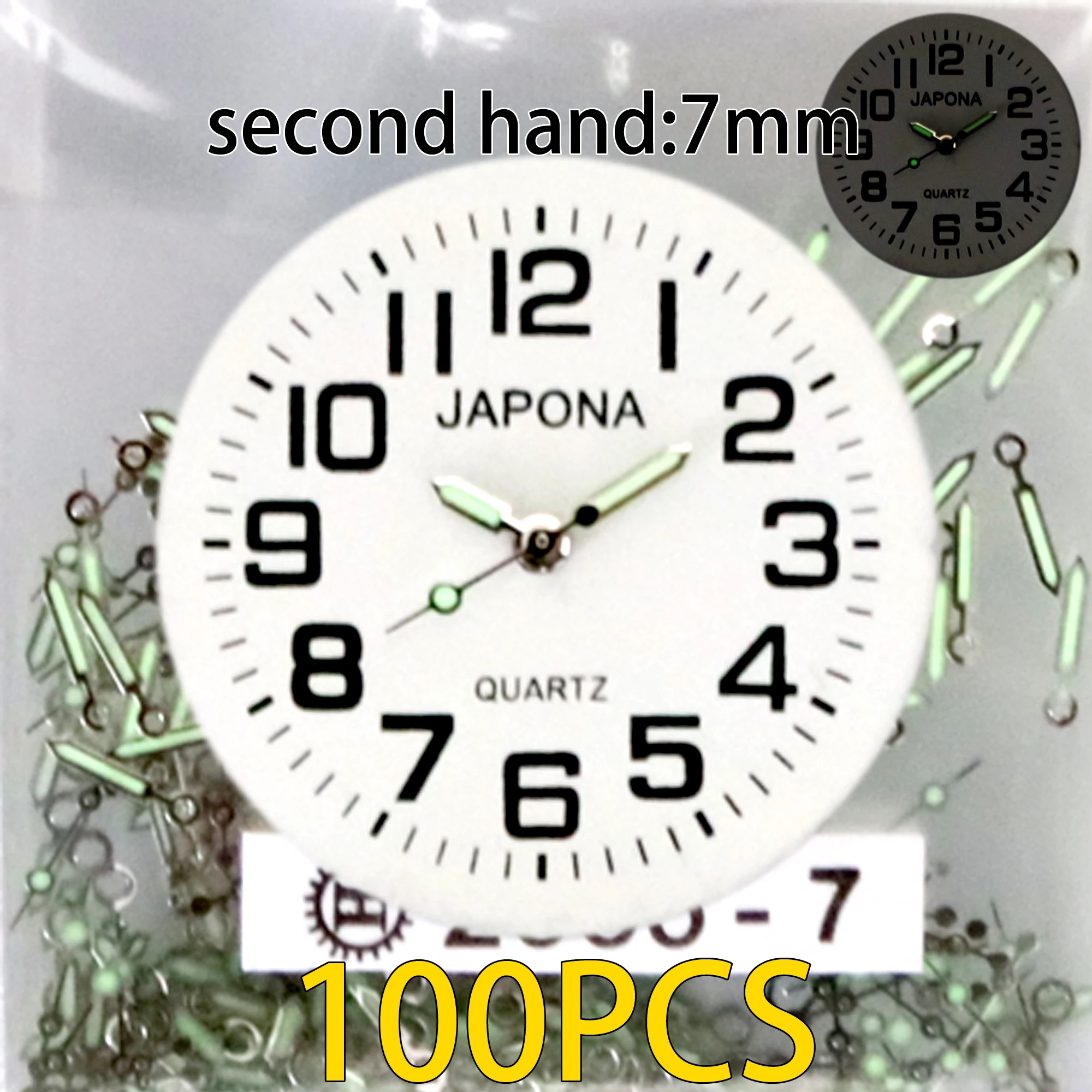 Watch Accessories 100 sets watch hands luminous 2035 hands PC21 hand sl68 vj42 vh31 2035