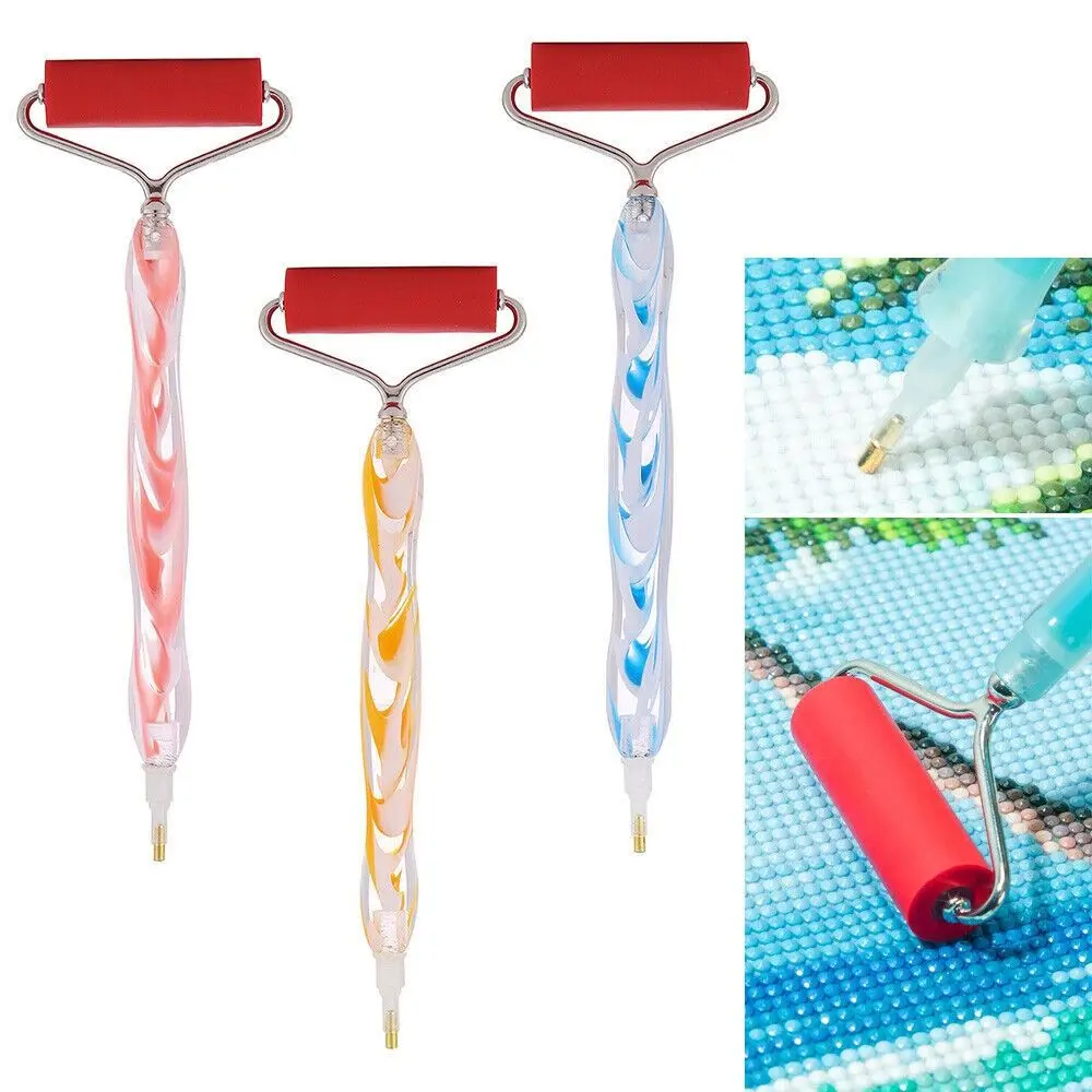 Diamond painting diamond painting accessories Diamond Painting Cross Stitch Tool Diamond Painting Plastic Roller Rolling Tool Accessories Random Color