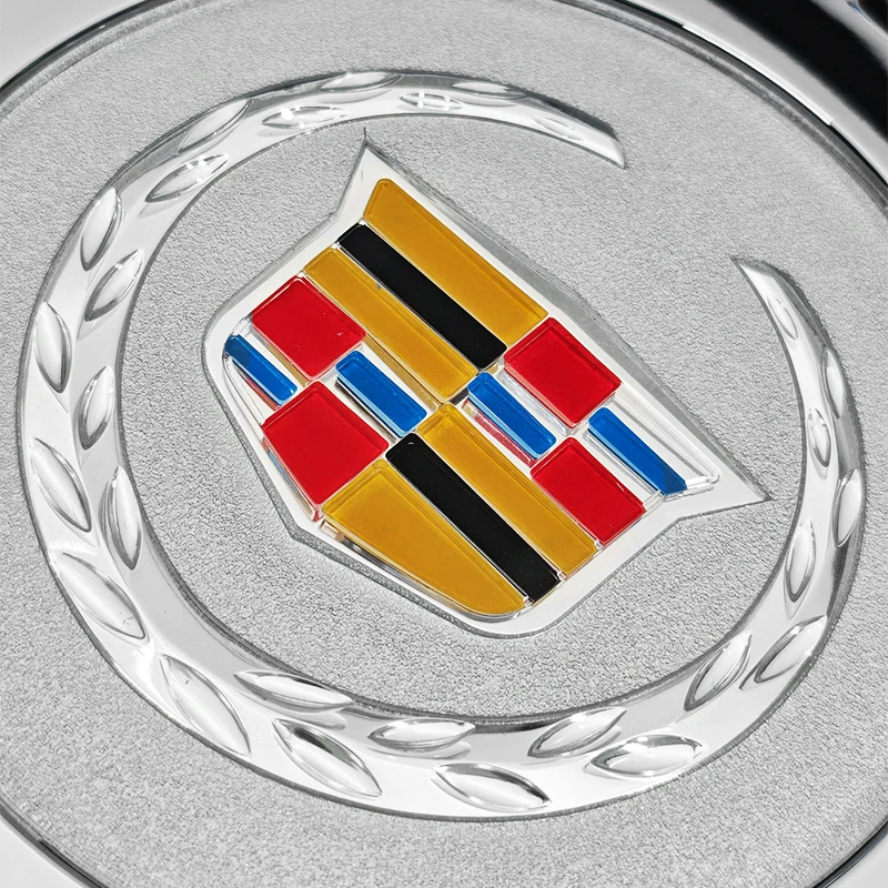 4개 140mm 168mm 200mm 203mm 자동차 휠 센터 엠블럼 허브 로고 배지 캐딜락 에스컬레이드 SRX ATXCTS56 XT456 9596649 액세서리