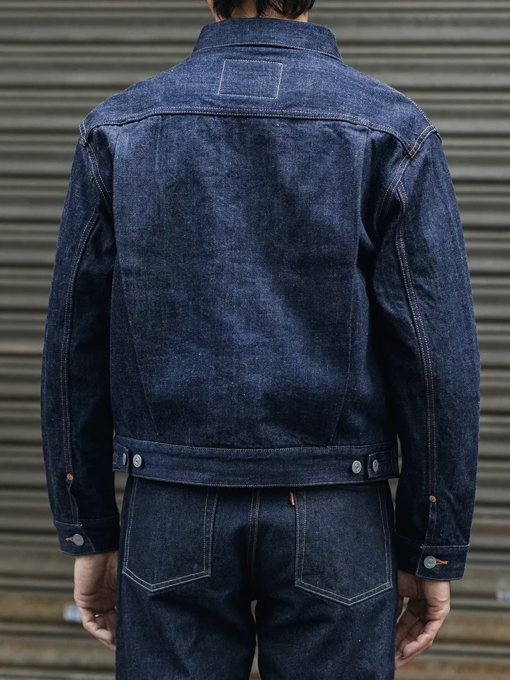 Rugged Bronson 817XX Jean Jacket With Blanket Lining 1950s 517XX
