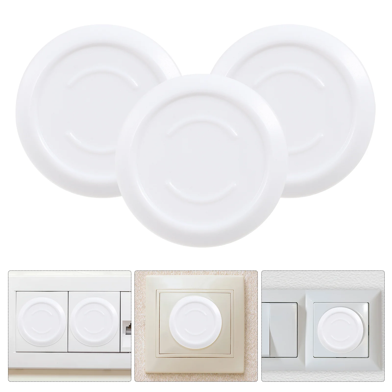 10 Pcs Socket Cover Plug Covers for Electrical Outlets Baby Proofing Light Protector