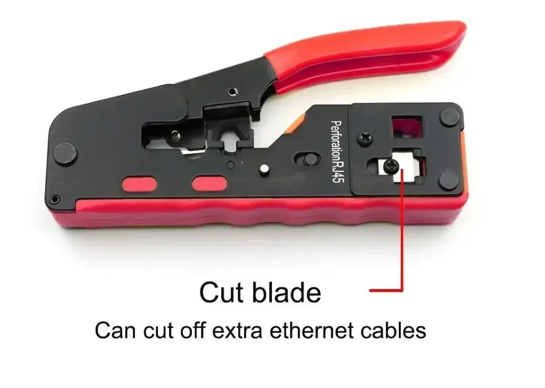 Rj45 pliers crimper cat5 cat6 cat7 network tool rg rj 45 ethernet cable Stripper pressing clamp tongs clip rg45 lan wire stripper tools multi functional tools electrician tools