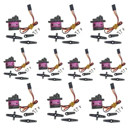 Pack of MG90S All - Metal Gear 9g Servo - Upgraded Version (MG90S 10PCS 360)