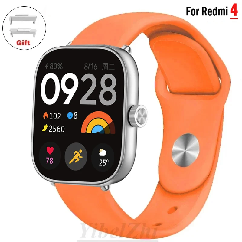 Soft Silicone Sport Bracelet Strap for Smartwatch Wristband Accessories