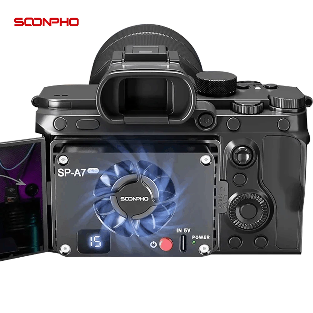 Cooling Fan A7 Iii Overheating 7-Blade Cooling Fan For Sony