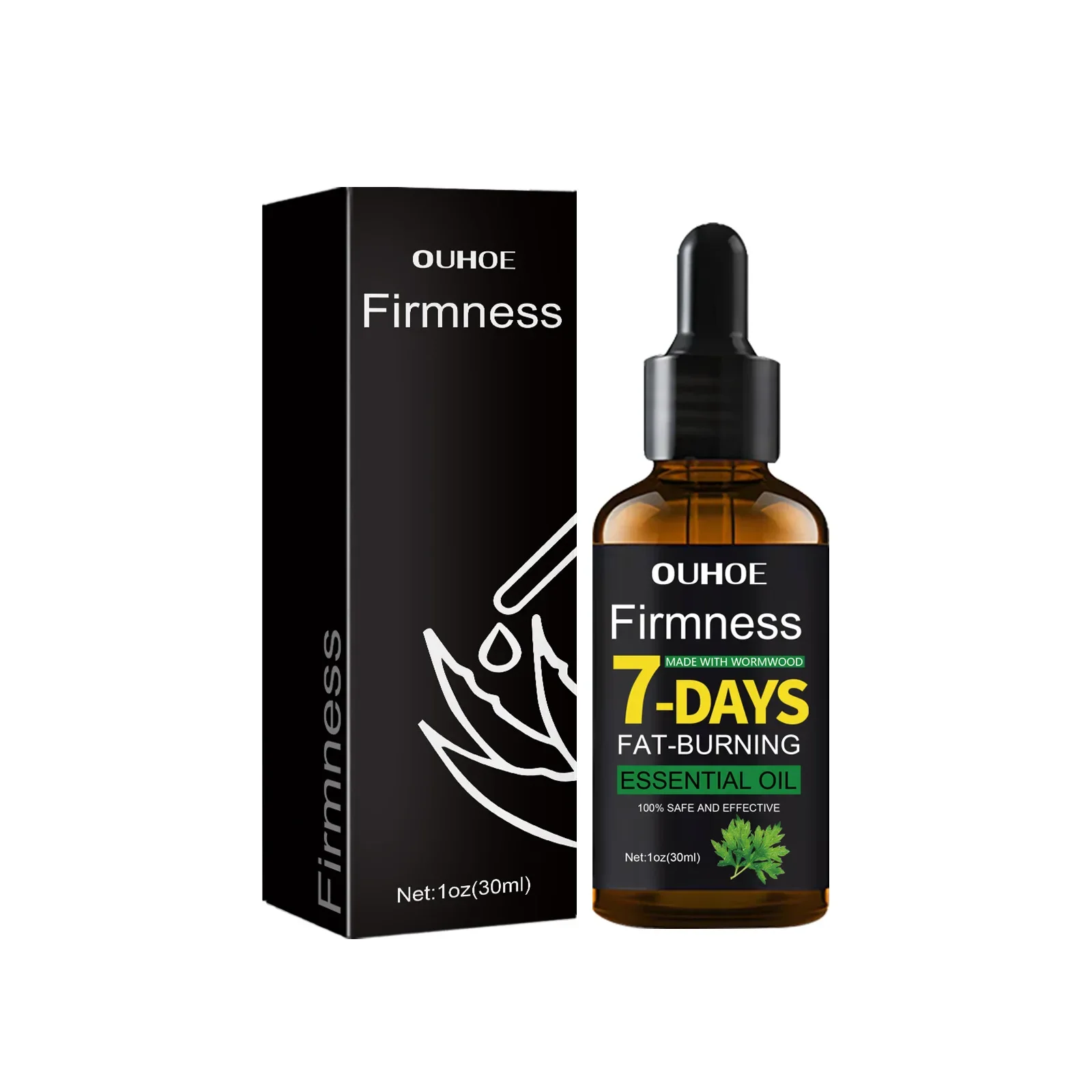 7 dagars viktminskning eterisk olja anticelluliter främjar fettförbrännare lår midja mage fettreducering slim-im down kropps bantningsolja_voghion.com