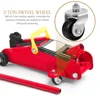 2pcs Floor Jack Caster Wheels Replacement Floor Jack Wheels Metal Jack Wheel for 2 Ton Jack 5