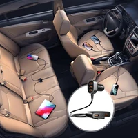 5-in-1 Car Charger Fast Type C with 1.5m Cable PD QC3.0 Car Quick Charger 5 USB Ports 5V 6.2A for iPhone 12 11 for Huawei P40 - Image 3