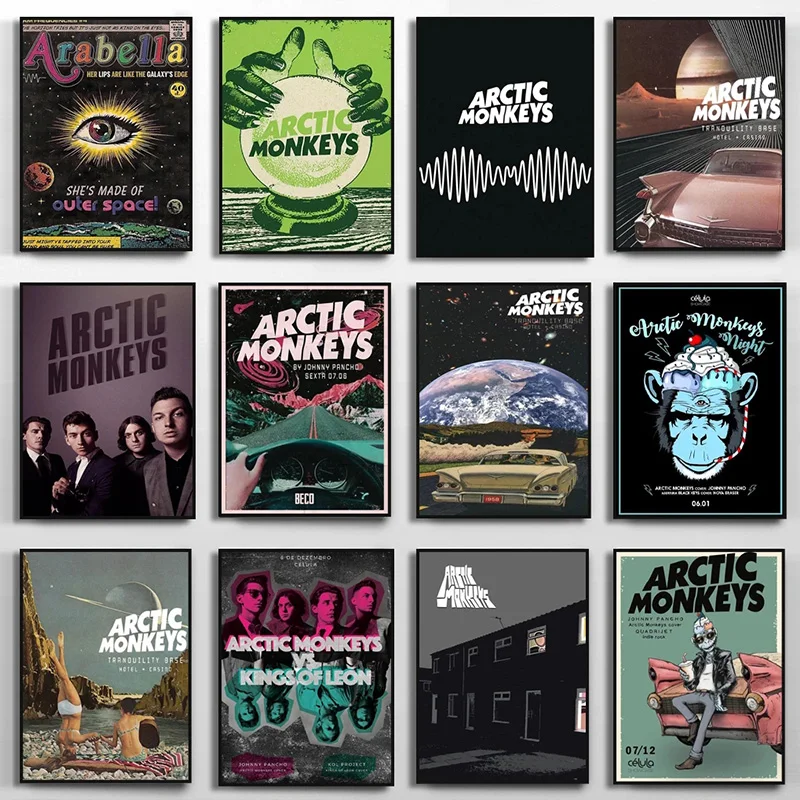 Arctic Claces Music Album Poster Wall Art Am Preferito Best Nightmare Album Canvas Painting Stampe Immagini Home Room Decor