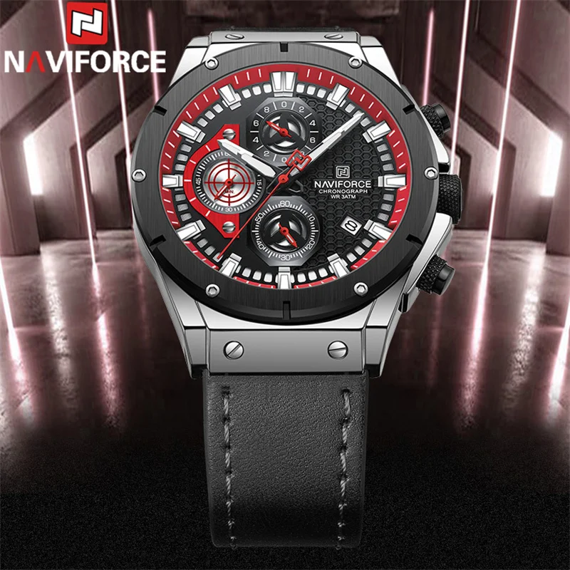 NAVIFORCE Military Gold Luxury Men’s Watch