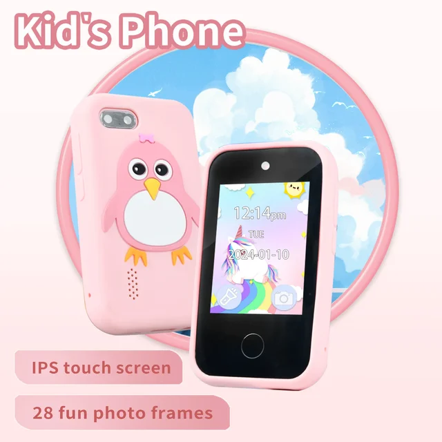 Kids Smart Phone Camera  Educational Toys Musical  Baby Mobile Selfie Camera MP3 Player Gifts Toys Children Phone