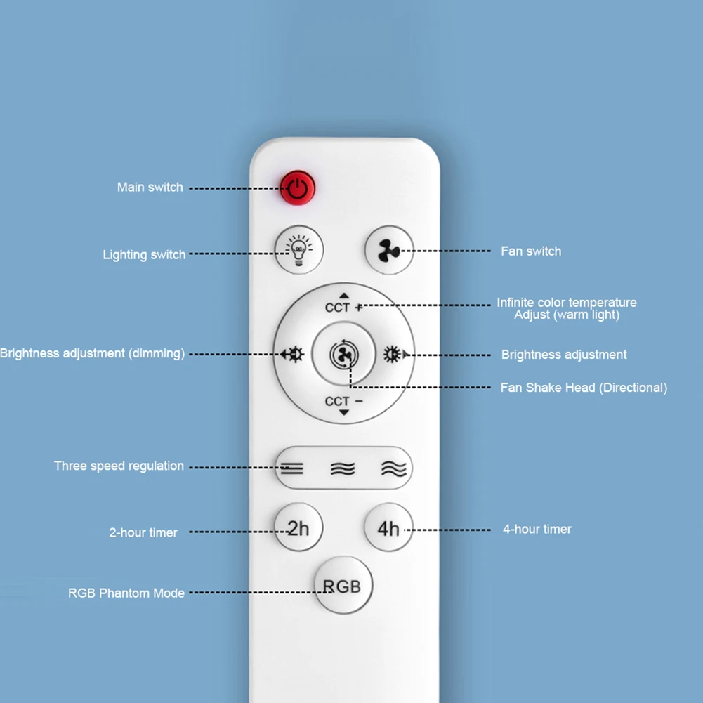 Ceiling Fan with Light and Remote Small Ceiling Fan for Kitchen Bedroom Basement Dining Living Room