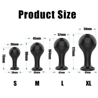 Silikon Anal Plug Sex Spielzeug für Frau Prostata-massagegerät Butt Plug Buttplug Anal Sex Spielzeug für Männer Erwachsene Spiel für Erwachsene XL/L/M/S Größe 5