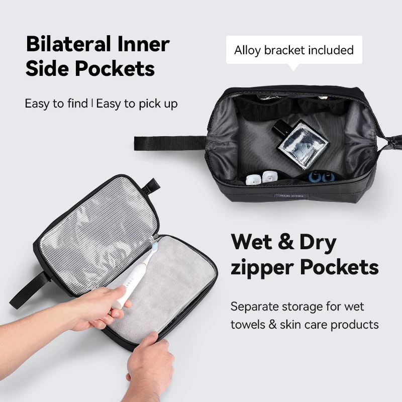 Mark Ryden MR264 Travel Toiletry Bag Large Capacity Wet Dry Separation - Image 5