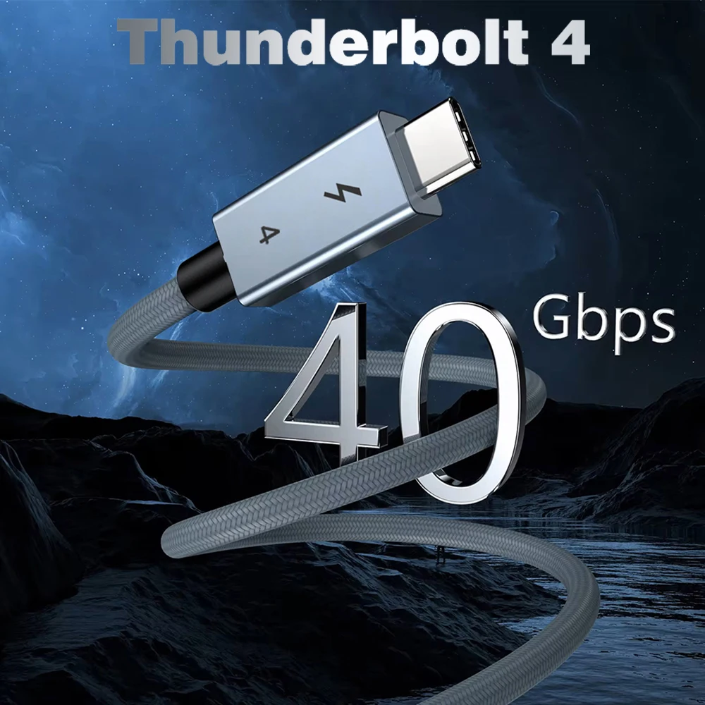 รูปสินค้า สาย USB-C 40Gbps ชาร์จเร็ว 240W สำหรับ MacBook Air