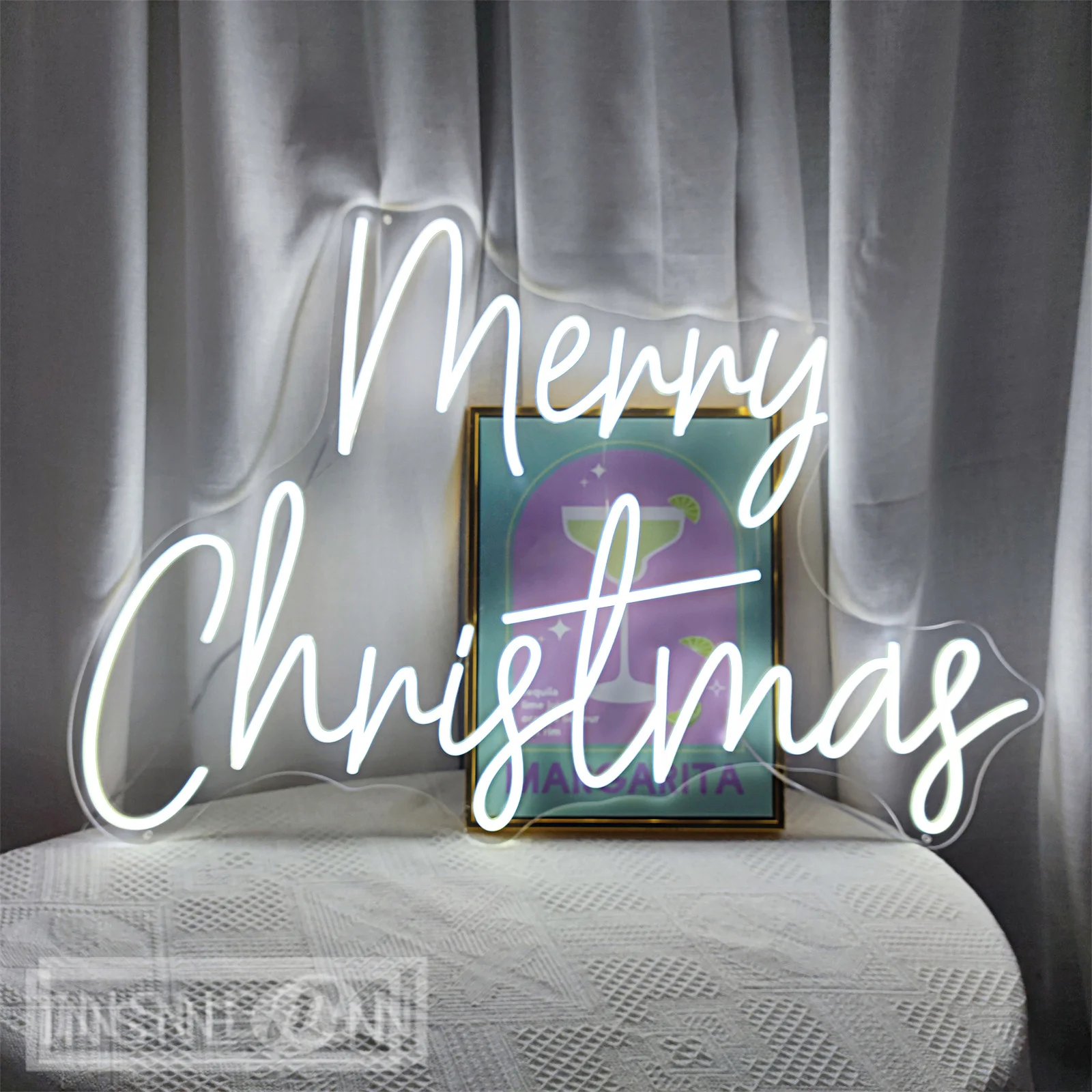 

Merry Christmas Neon Led Sign Lights Bedroom Room Decoration Neon Signs for Children's Room Christmas Party Wall Decor Neon Lamp