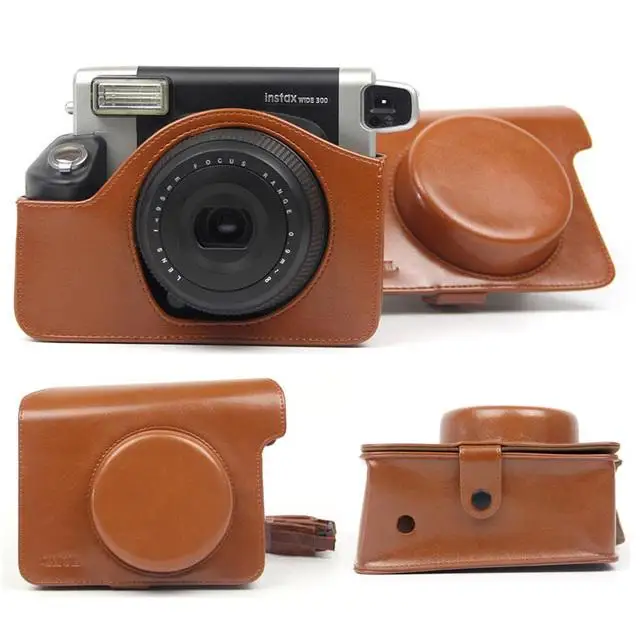Originale Fujifilm Instax 300/200/210 Accessori Per Fotocamera Borsa In Pelle Sintetica Cristallina Custodia Album Fotografico Fotocamere A Pellicola 