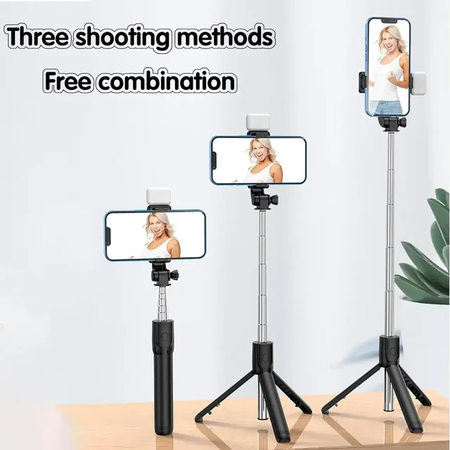 Extendable Selfie Stick Tripod, Phone Tripod for Selfies, Live Streaming & Video Recording 3
