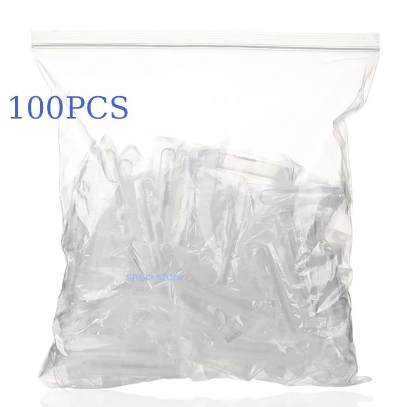 100Pcs Plastic test tube Laboratory Supplies Sample Plastic Centrifuge Tube Test Tube Laboratory Container Lid culture tube 12ml
