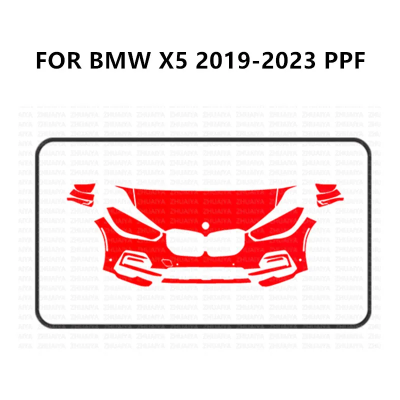 

7.5thick Pre Cut Paint Car auto Protection Film Clear Bra TPU PPF Decal Kit For BMW X5 2019-2023