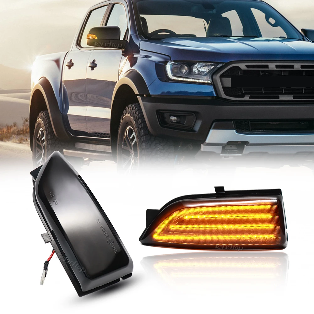 

Dynamic Turn Signal Light For Ford Ranger T6 2012-2019 Raptor/Wildtrak Everest U375/UA 15-19 Side Mirror Indicator Light Blinker