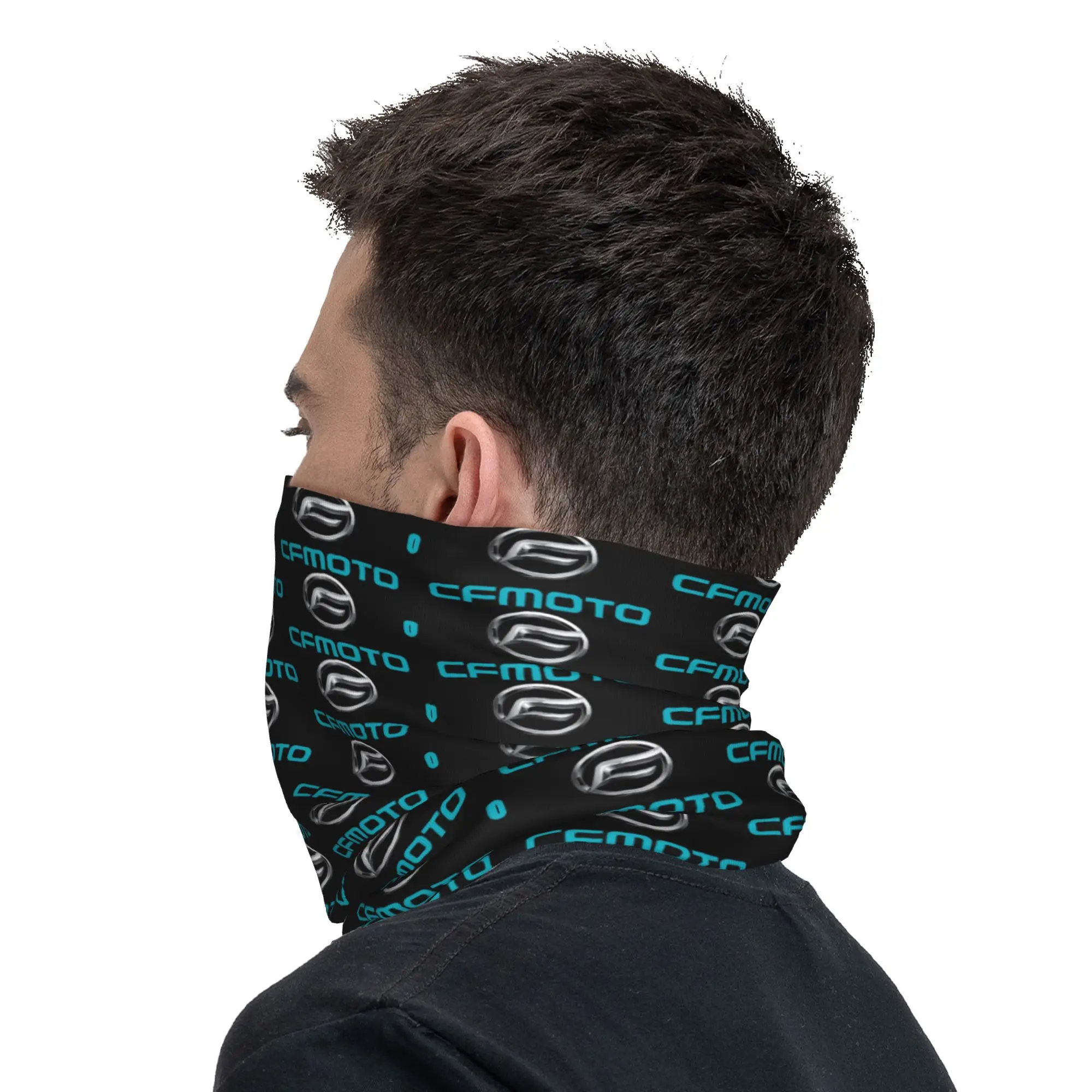 Motor-CFMotoes Racing Bandana Neck Gaiter for Hiking Camping Men Women Wrap Scarf Balaclava Warmer