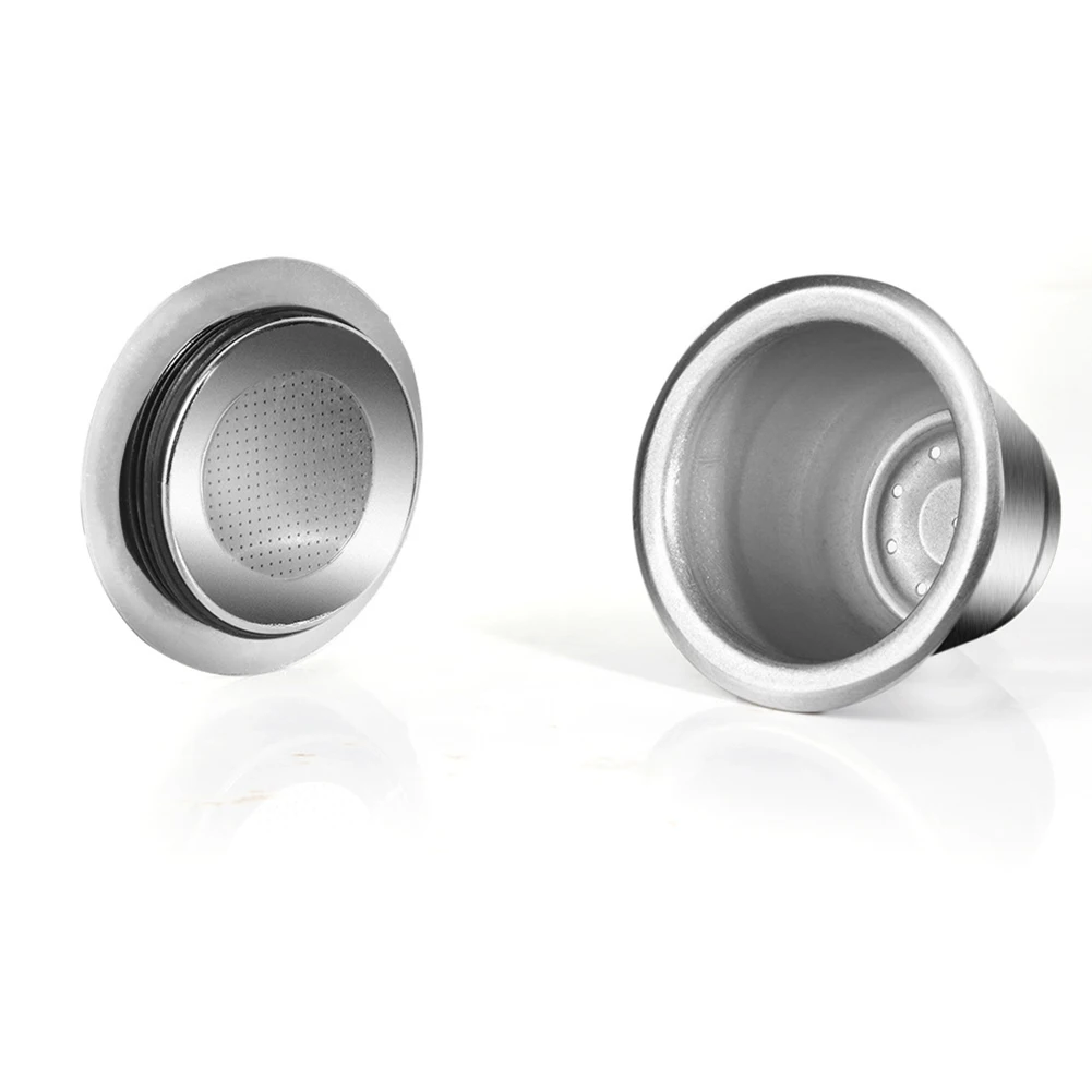 Practical Coffee Capsule Cup with Powder Press for Nespresso Refillable Coffee Maker Filter Coffeeware Supplies