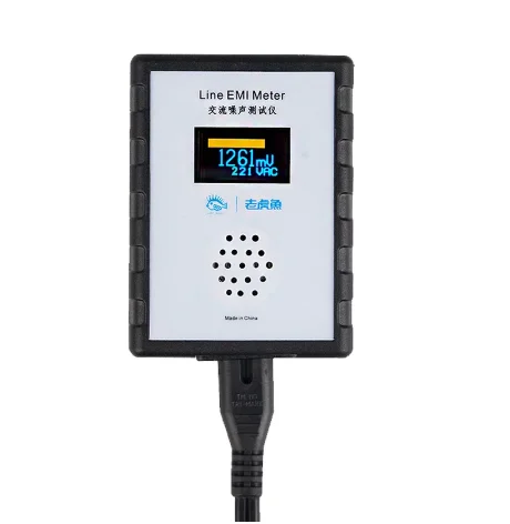 

2021 NEW OLED Display Mains Noise Tester EMI Measuring Instrument Broadband AC Power Supply Ripple Analyzer line EMI meter