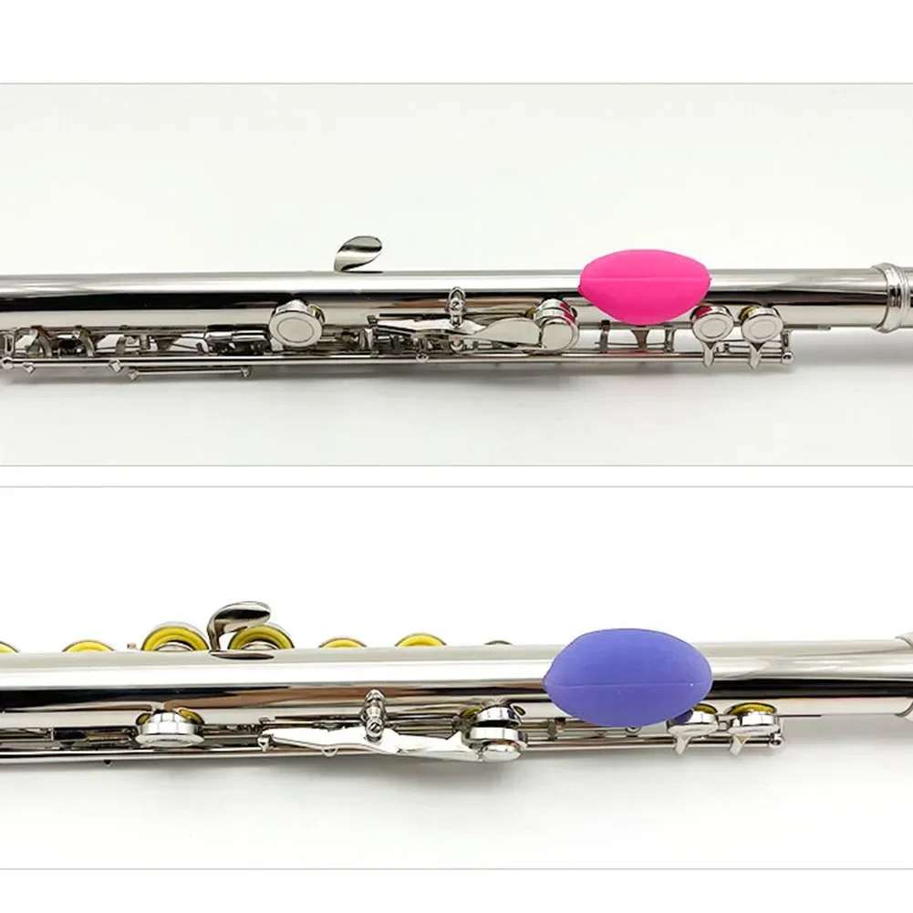 Flute Hand Rest Finger Sleeve Silicone Finger Protector For Added Thumb Support Instrument Care Accessories 3*2*1cm saxophone accessories,flute maintenance tools