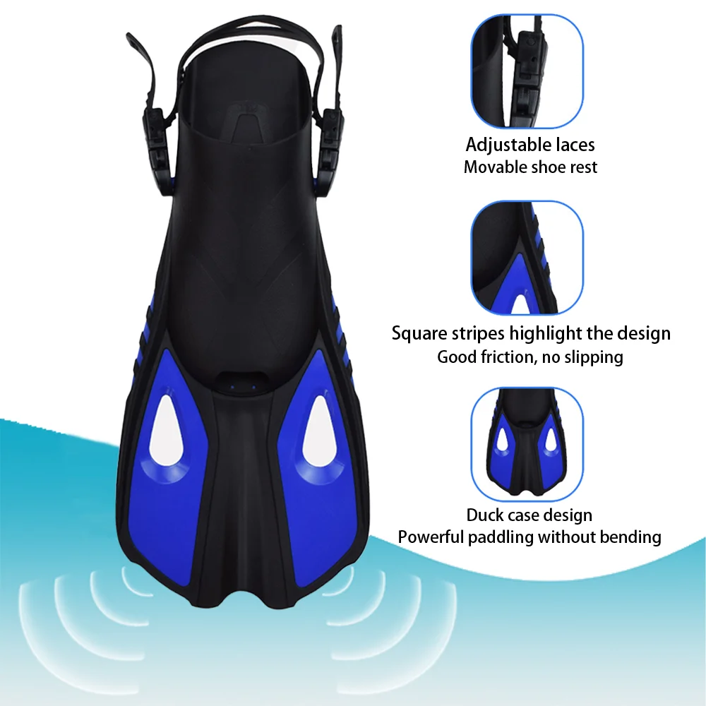 Mask Fin Snorkel Set Snorkel Gear for Adult 4