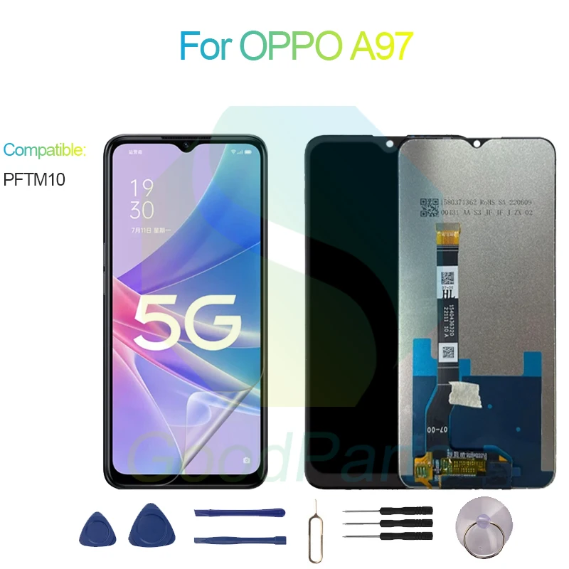 

For OPPO A97 LCD Display Screen 6.6" PFTM10 For OPPO A97 Touch Digitizer Assembly Replacement