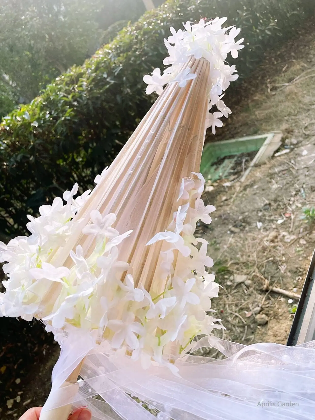 Pink Flowers Decorative Umbrella Hanfu Kimono Cosplay Photograph Props Craft OilPaper Umbrella Parasol Sakura Lace Umbrellas mini umbrella folding umbrella mini sun umbrella paper umbrella lace umbrella