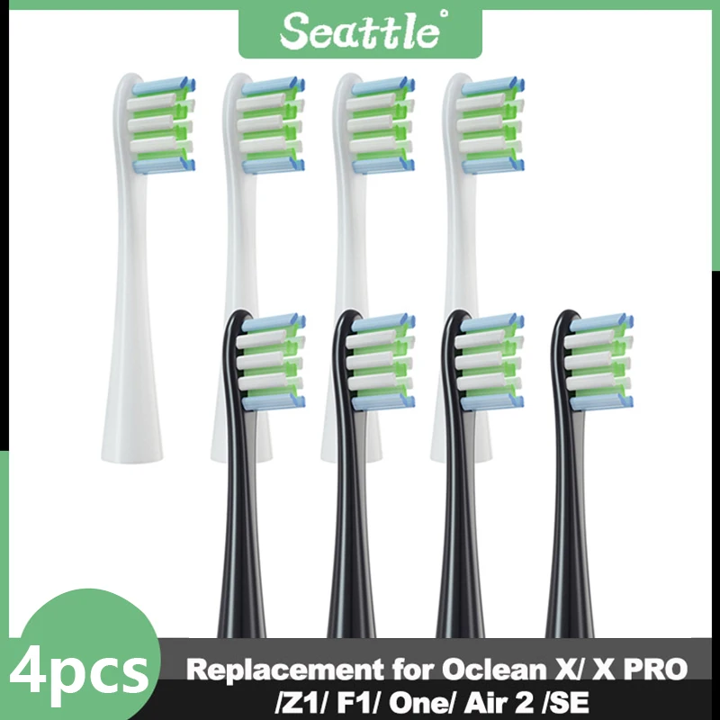 para Oclean x x Pro z1 f1 Cabeças de Substituição Dupont Macio Cabeças Escova Sonic Elétrica Escova de Dentes Bicos de Vácuo Peças