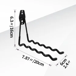 Heavy Duty Wall Hook for Garage and Kitchen Organizer (W-1PC-black)