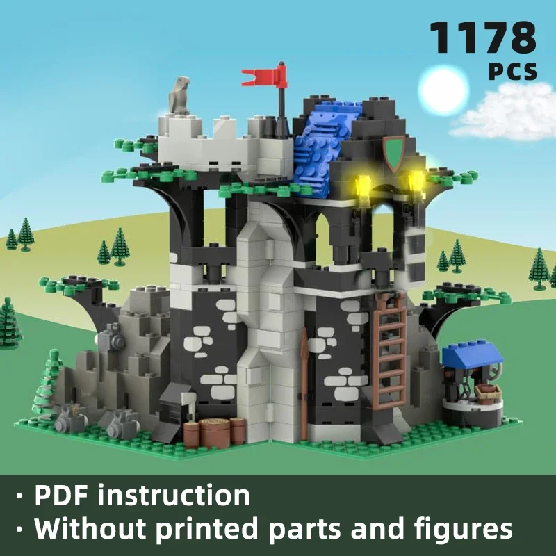 

medieval ruined outpost bricks watch tower forest castle blocks outpost lookout tower moc military beacon modular forest bricks