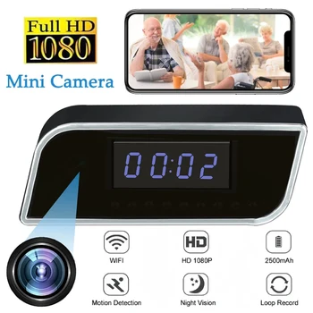 Ultra HD Smart WiFi Clock Camera with Night Vision Home Security Camcorder Motion Detection Home Security & Baby Monito 1
