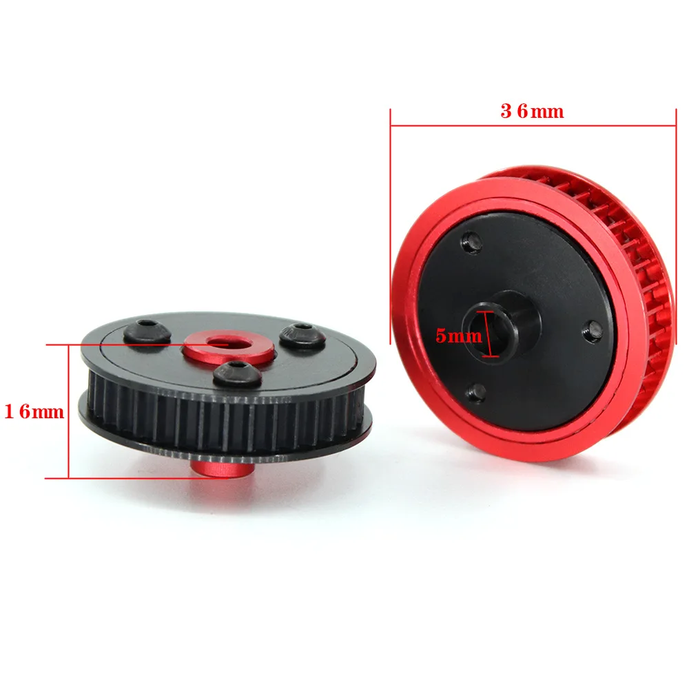 Belt Drive Transmission Gears System for 1/10 RC Car