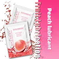 10 Stück Oralsex Frucht Erdbeer Orange Pfirsich Aroma Gleitmittel für Erwachsene Paar Vaginal Anal Sex wasser lösliches Gleitmittel Sexspielzeug 2
