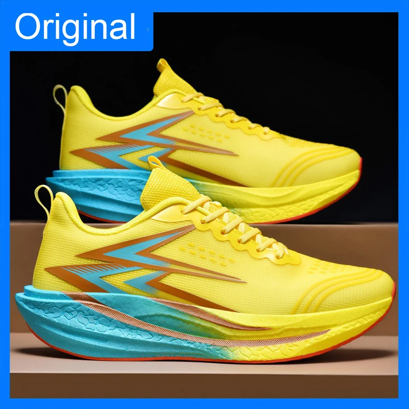 Unisex Sports Shoes Fashionable Lace Up Mesh Breathable Soft Sole Cushioning Anti Slip Rebound Outdoor Running Training Shoes 1