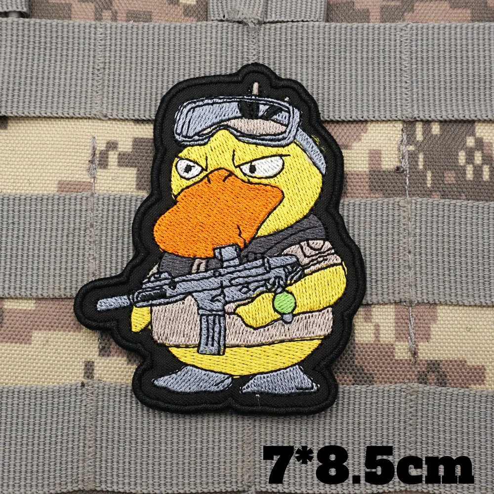 3 Patchs Canards Drôles à Coudre - Polyester - Pour Vêtements, Sacs à Dos - Cadeau Enfant Amusant