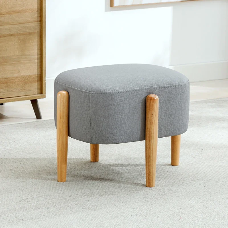 

Nordic light luxury shoe changing stool, household doorstep shoes, small stool, coffee table, low stool, fabric sofa, pedal stoo