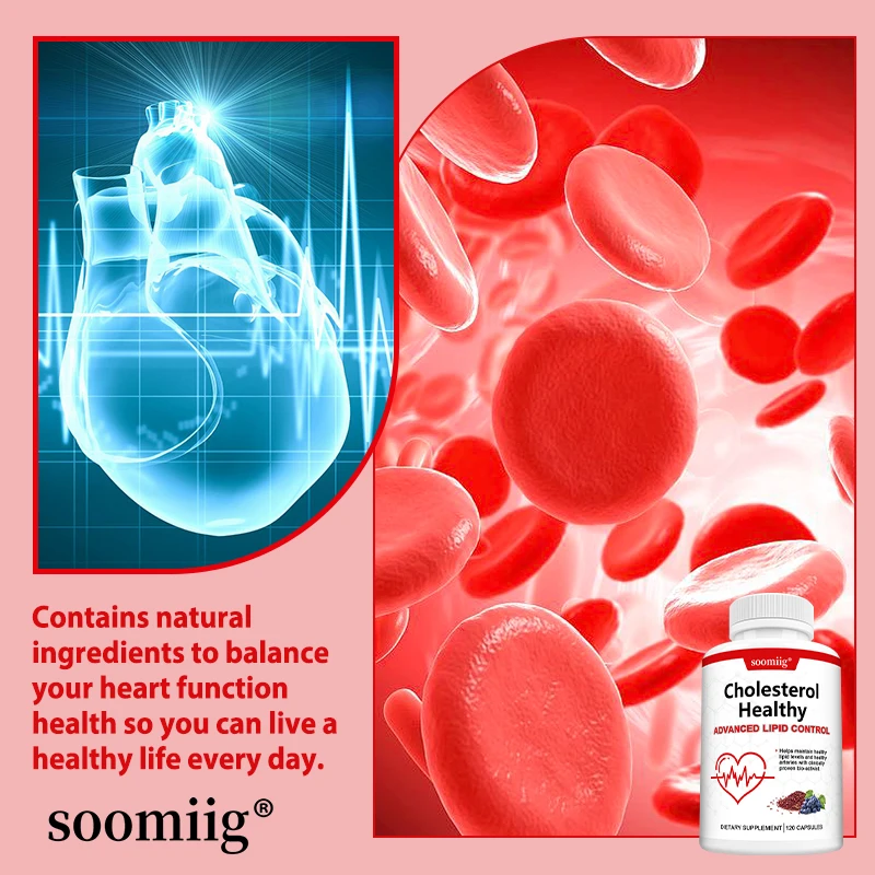Cholesterol Health Supplement Cholesterol Health Supplement Lowers LDL and Triglycerides Supports Healthy Cholesterol Levels Natural Heart Health Capsules