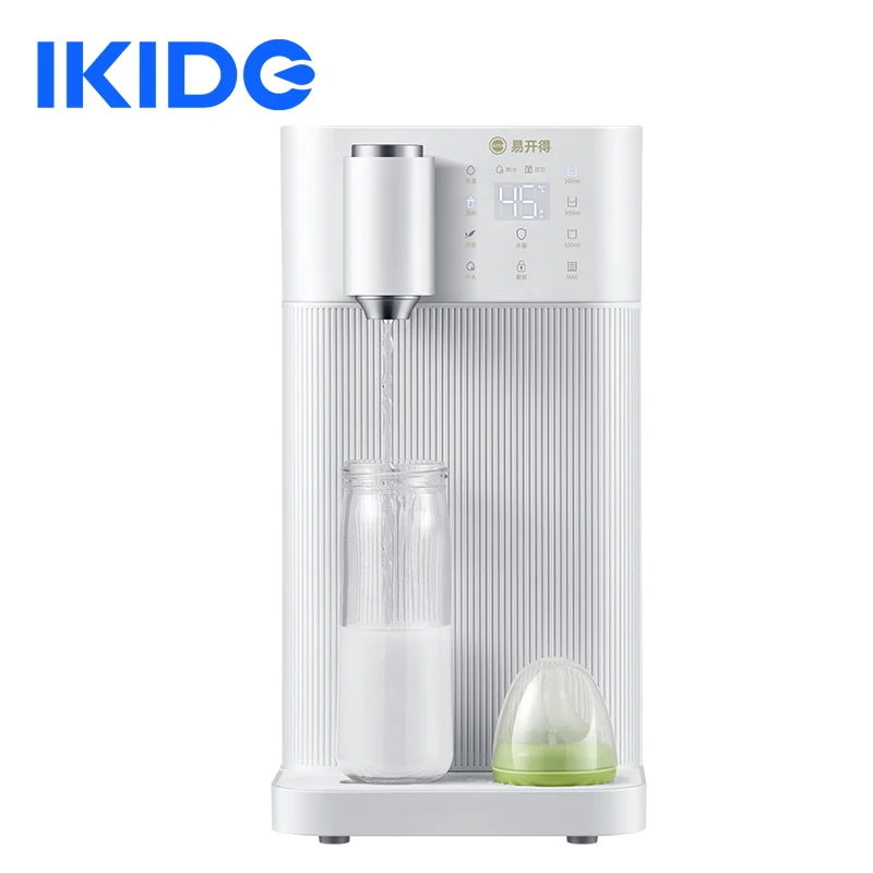 IKIDE Quick Heat Free Installation Home Desktop 4L Direct Drinking Water Filter Dispenser Machine wall mounting cold and hot water direct drink dispenser purifier drinking machine pipeline machine quick hot water dispenser