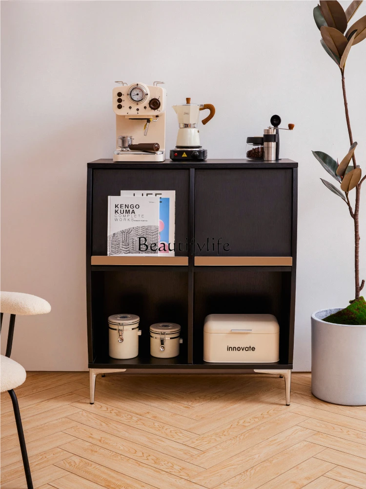 

Modern Minimalist Locker Storage Cabinet Home Entrance Cabinet Flip-over Module Combination against the Wall Tea Cabinet