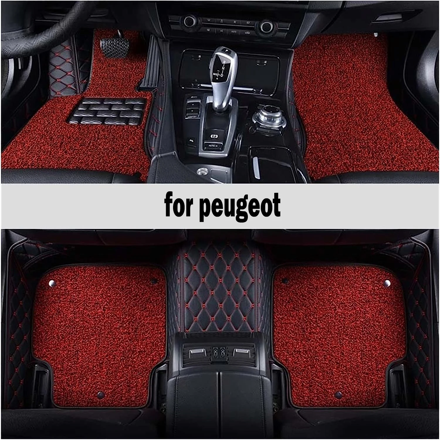 

Custom car Floor Mats For Peugeot 307 206 308 308S 407 207 406 408 301 508 5008 2008 3008 4008 RCZ Auto Accessories